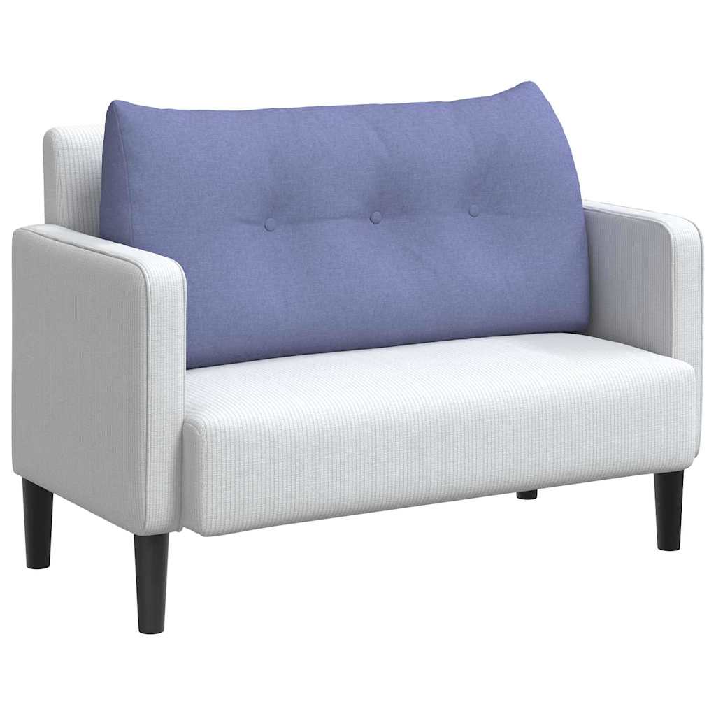 Rugkussen Jeans Blauw 100 x 24 x 50 cm Stof is nu te koop bij PeponiXL, paradijselijk wonen!