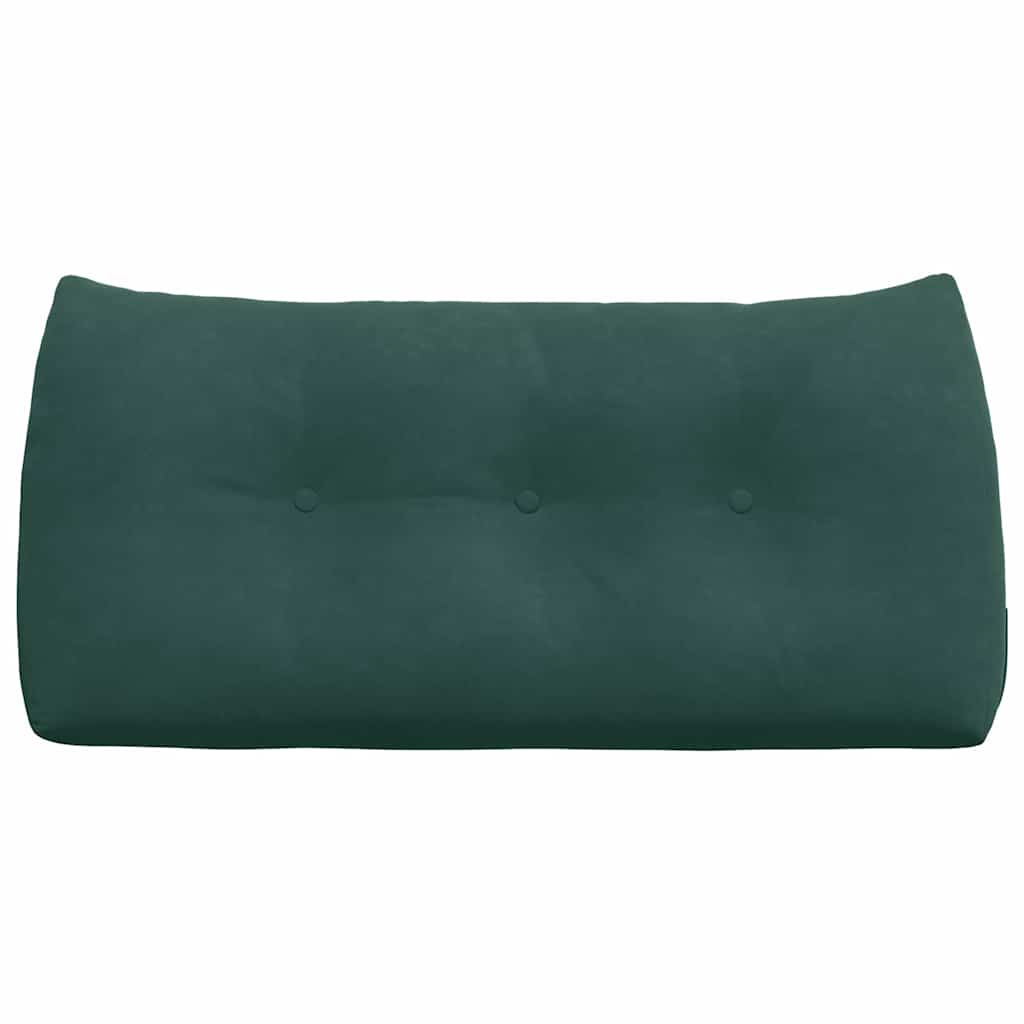 Rugkussen Donkergroen 100 x 24 x 50 cm Fluweel is nu te koop bij PeponiXL, paradijselijk wonen!