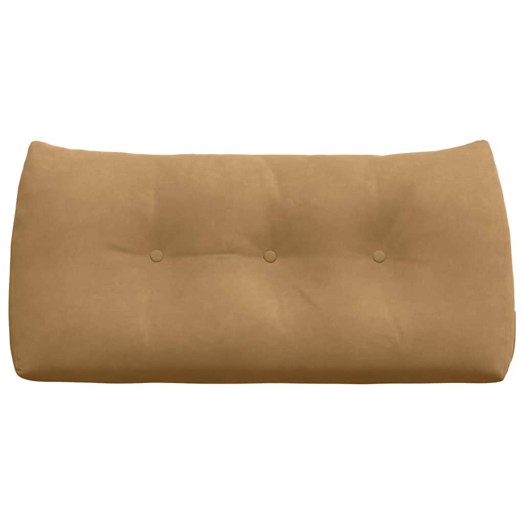 Rugkussen Bruin 100 x 24 x 50 cm Fluweel is nu te koop bij PeponiXL, paradijselijk wonen!