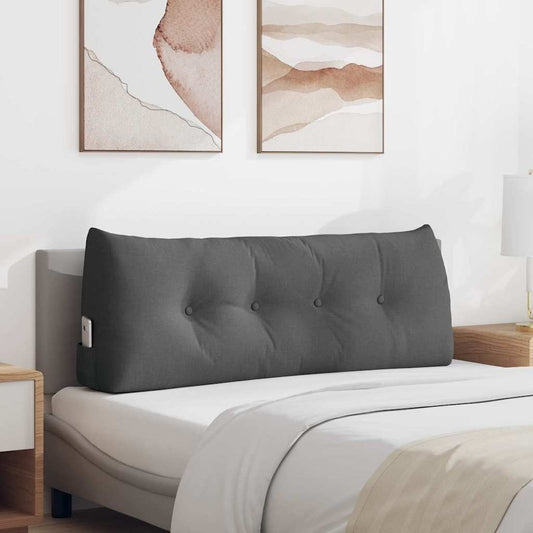 Rugkussen Donkergrijs 120 x 24 x 50 cm Stof is nu te koop bij PeponiXL, paradijselijk wonen!
