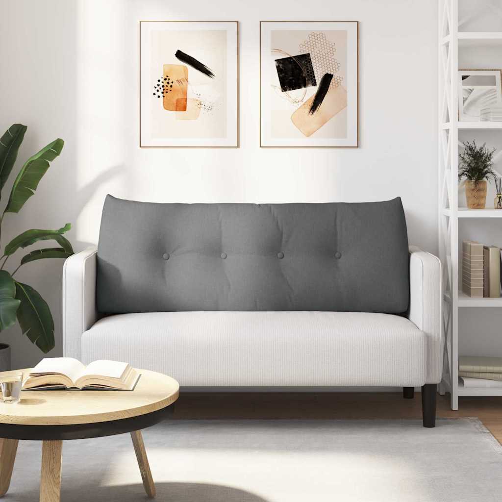 Rugkussen Donkergrijs 120 x 24 x 50 cm Stof is nu te koop bij PeponiXL, paradijselijk wonen!