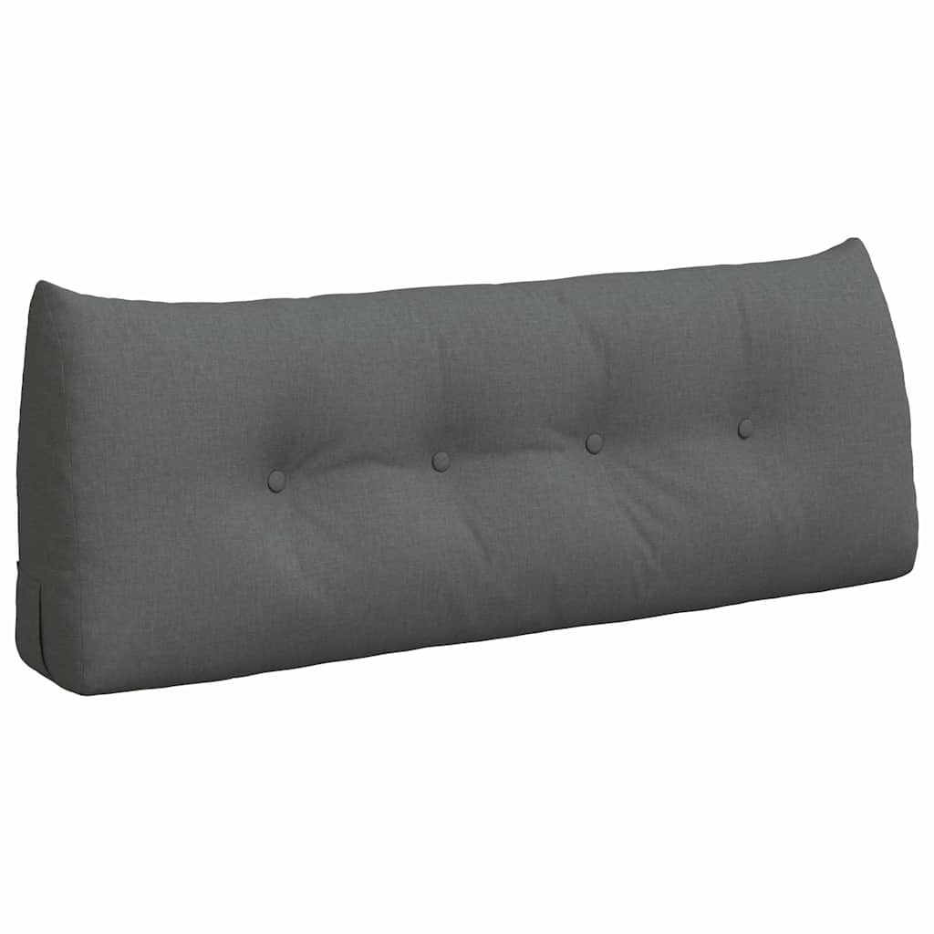 Rugkussen Donkergrijs 120 x 24 x 50 cm Stof is nu te koop bij PeponiXL, paradijselijk wonen!