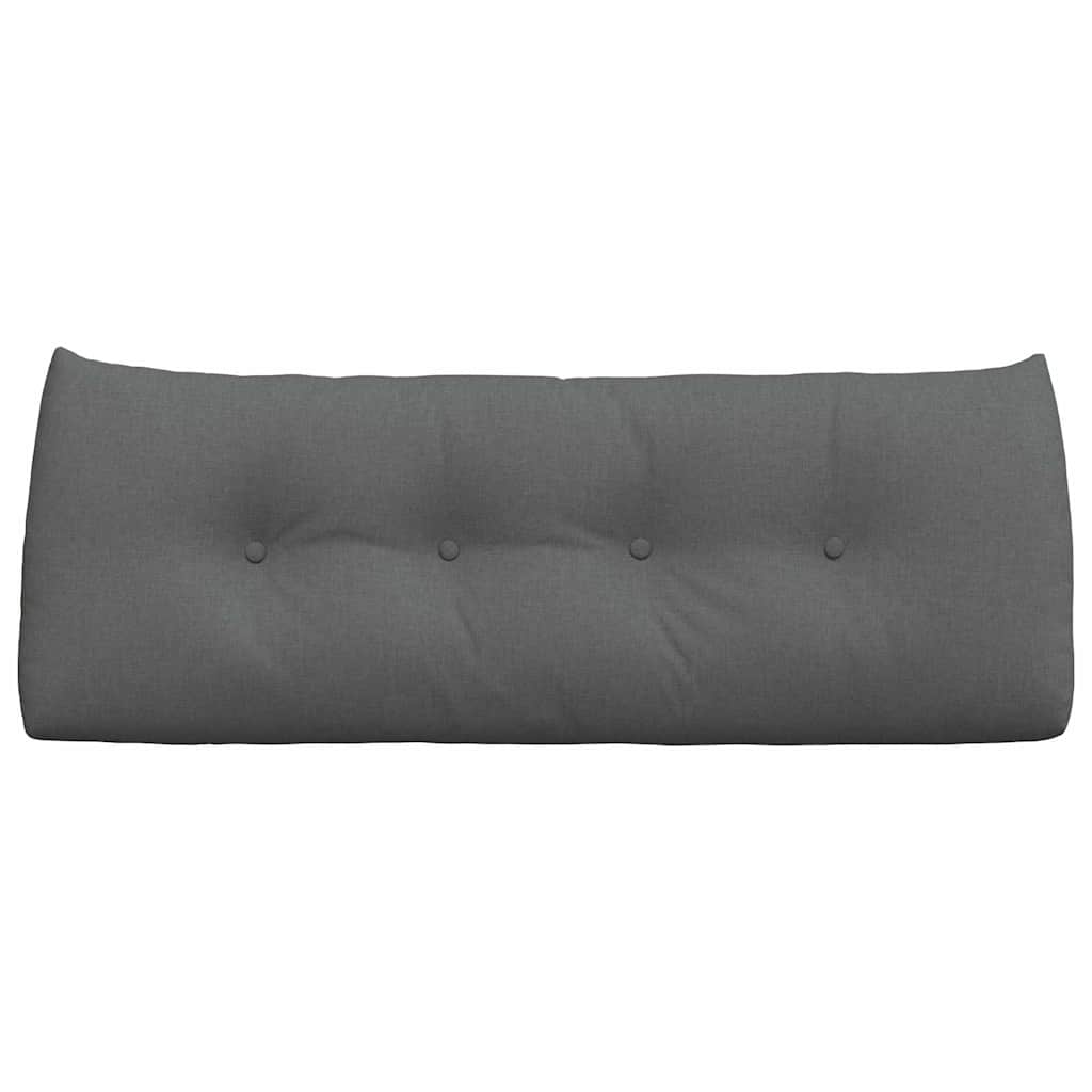 Rugkussen Donkergrijs 120 x 24 x 50 cm Stof is nu te koop bij PeponiXL, paradijselijk wonen!