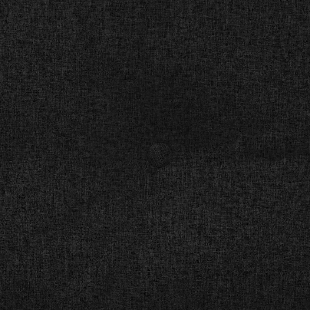 Rugkussen Zwart 120 x 24 x 50 cm Stof is nu te koop bij PeponiXL, paradijselijk wonen!