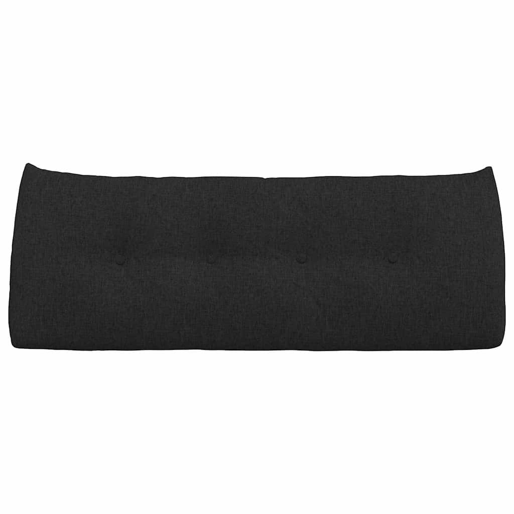 Rugkussen Zwart 120 x 24 x 50 cm Stof is nu te koop bij PeponiXL, paradijselijk wonen!