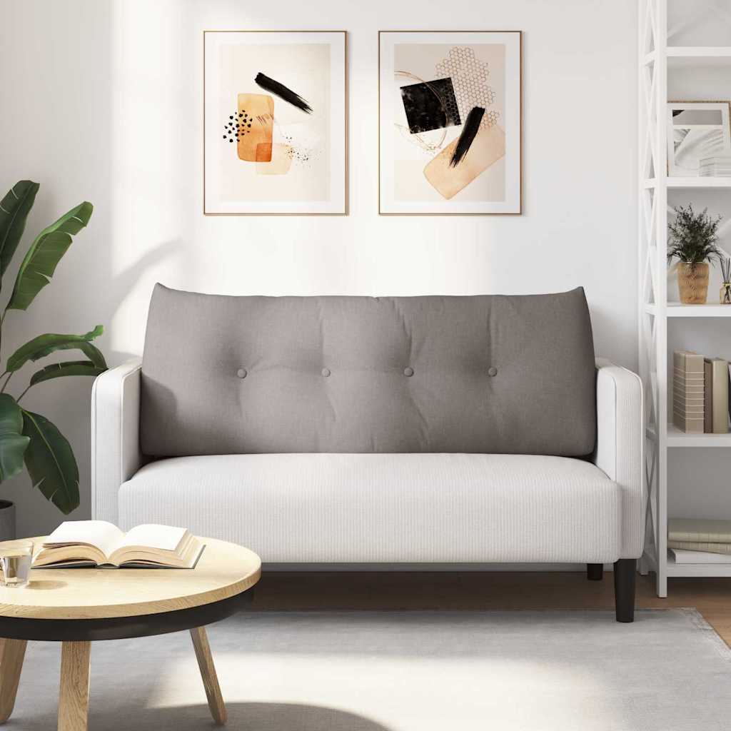 Rugkussen Taupe 120 x 24 x 50 cm Stof is nu te koop bij PeponiXL, paradijselijk wonen!