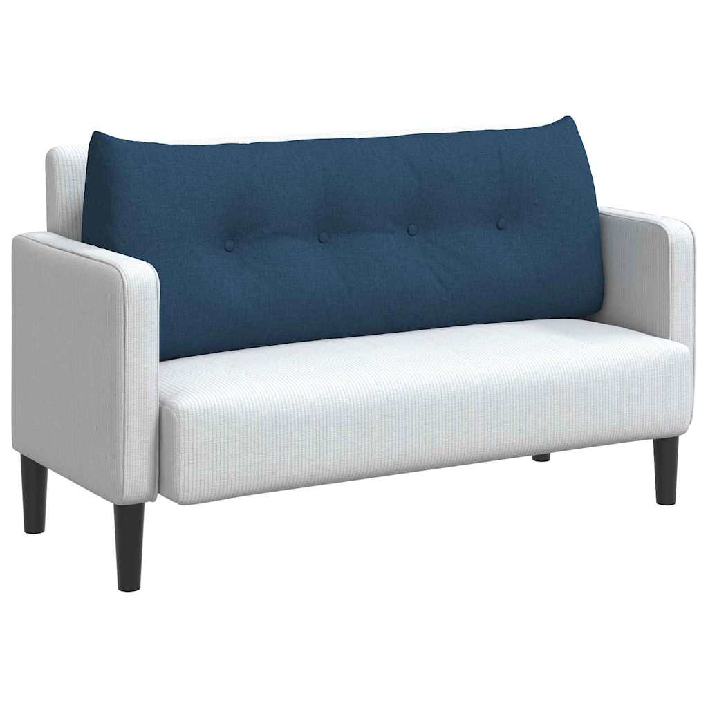 Rugkussen Blauw 120 x 24 x 50 cm Stof is nu te koop bij PeponiXL, paradijselijk wonen!