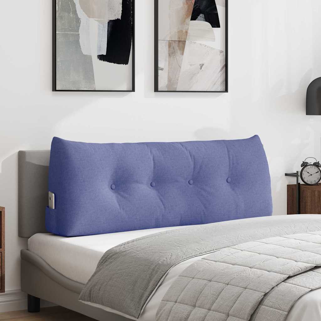 Rugkussen Jeans Blauw 120 x 24 x 50 cm Stof is nu te koop bij PeponiXL, paradijselijk wonen!