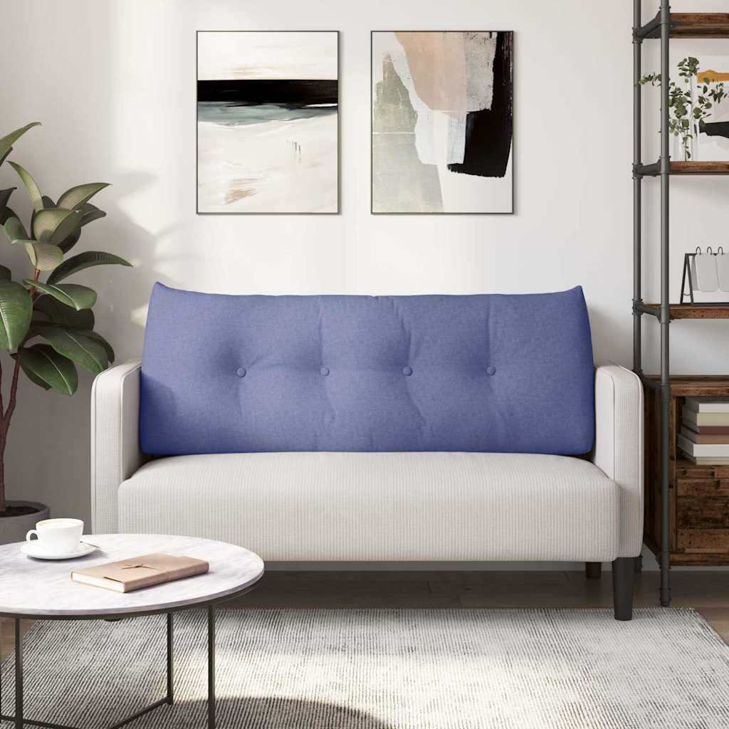 Rugkussen Jeans Blauw 120 x 24 x 50 cm Stof is nu te koop bij PeponiXL, paradijselijk wonen!