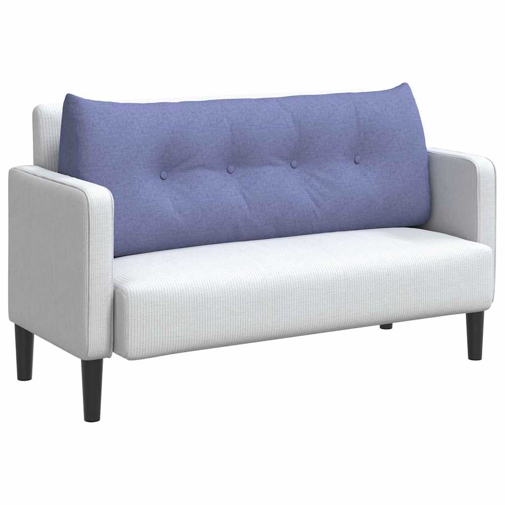 Rugkussen Jeans Blauw 120 x 24 x 50 cm Stof is nu te koop bij PeponiXL, paradijselijk wonen!