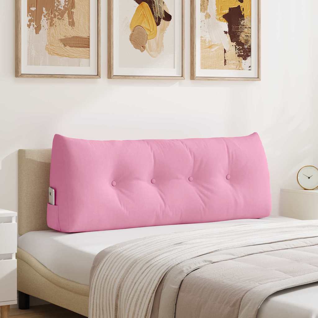 Rugkussen Roze 120 x 24 x 50 cm Stof is nu te koop bij PeponiXL, paradijselijk wonen!