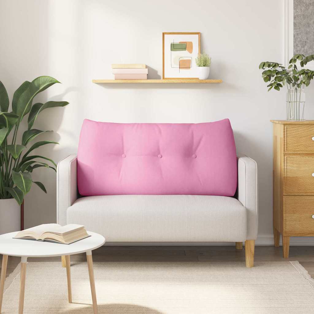 Rugkussen Roze 120 x 24 x 50 cm Stof is nu te koop bij PeponiXL, paradijselijk wonen!