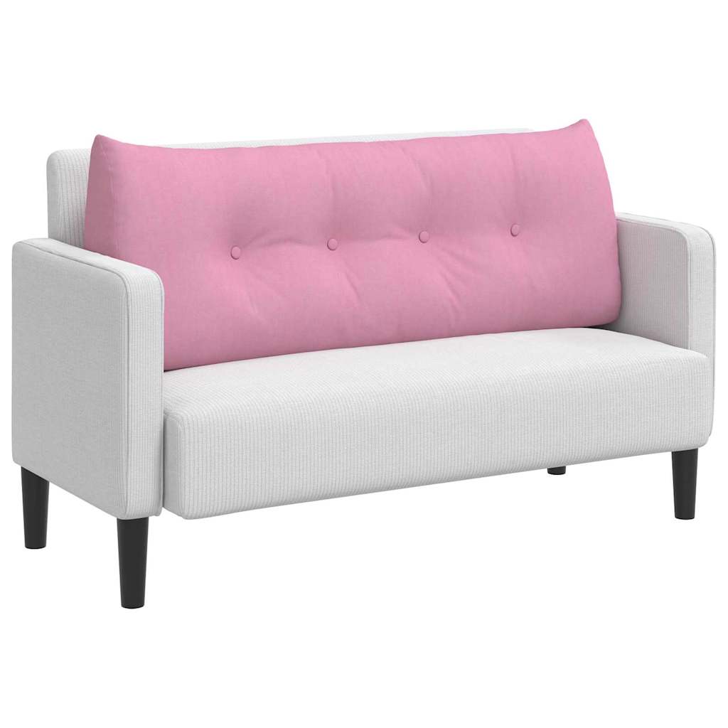 Rugkussen Roze 120 x 24 x 50 cm Stof is nu te koop bij PeponiXL, paradijselijk wonen!