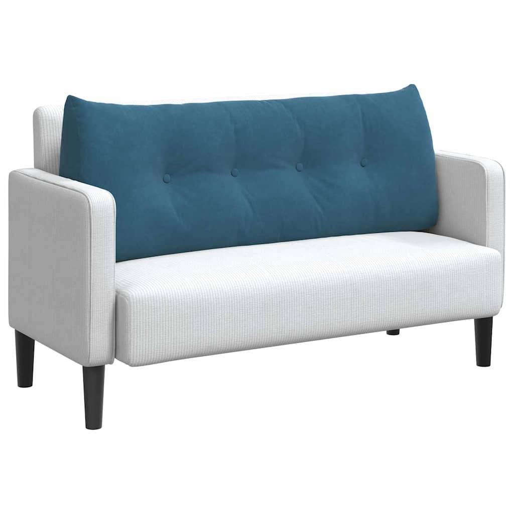 Rugkussen Blauw 120 x 24 x 50 cm Fluweel is nu te koop bij PeponiXL, paradijselijk wonen!