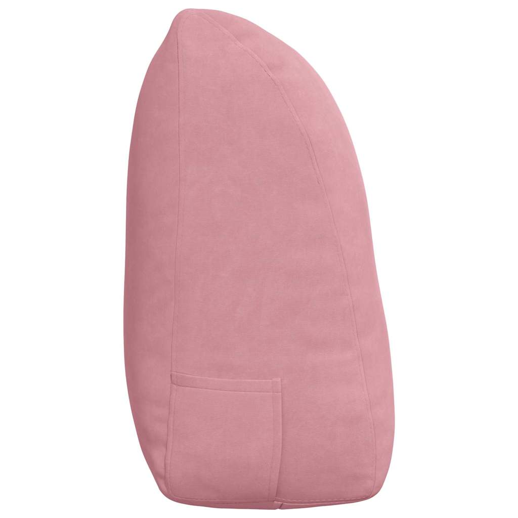 Rugkussen Roze 120 x 24 x 50 cm Fluweel is nu te koop bij PeponiXL, paradijselijk wonen!