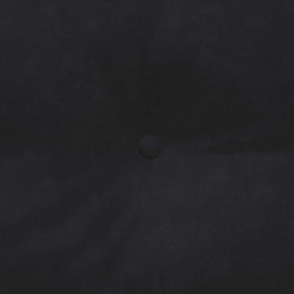 Rugkussen Zwart 120 x 24 x 50 cm Fluweel is nu te koop bij PeponiXL, paradijselijk wonen!