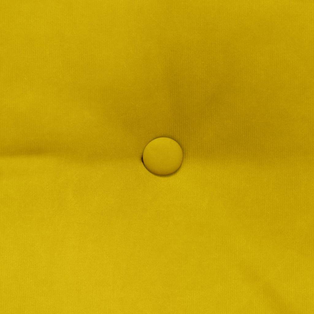 Rugkussen Geel 120 x 24 x 50 cm Fluweel is nu te koop bij PeponiXL, paradijselijk wonen!