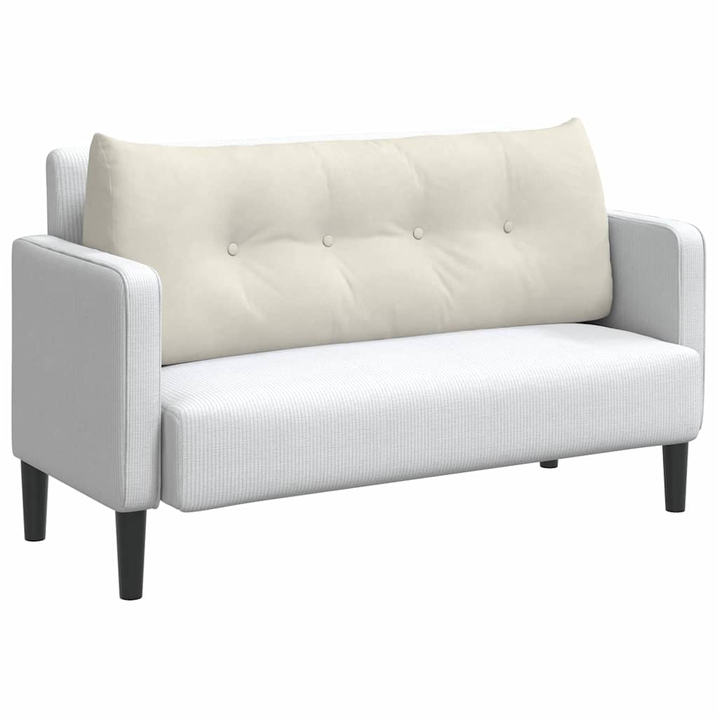 Rugkussen Crème 120 x 24 x 50 cm Fluweel is nu te koop bij PeponiXL, paradijselijk wonen!