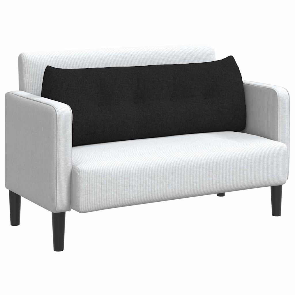 Rugkussen Zwart 140 x 24 x 50 cm Stof is nu te koop bij PeponiXL, paradijselijk wonen!