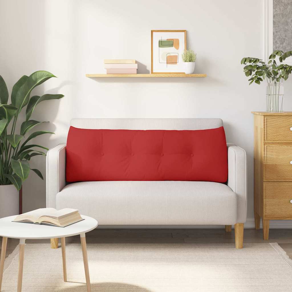 Rugkussen Rood 140 x 24 x 50 cm Stof is nu te koop bij PeponiXL, paradijselijk wonen!