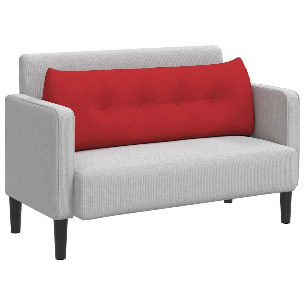 Rugkussen Rood 140 x 24 x 50 cm Stof is nu te koop bij PeponiXL, paradijselijk wonen!