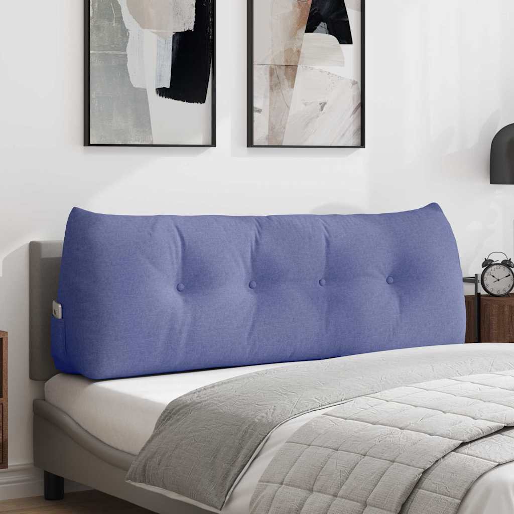 Rugkussen Jeans Blauw 140 x 24 x 50 cm Stof is nu te koop bij PeponiXL, paradijselijk wonen!