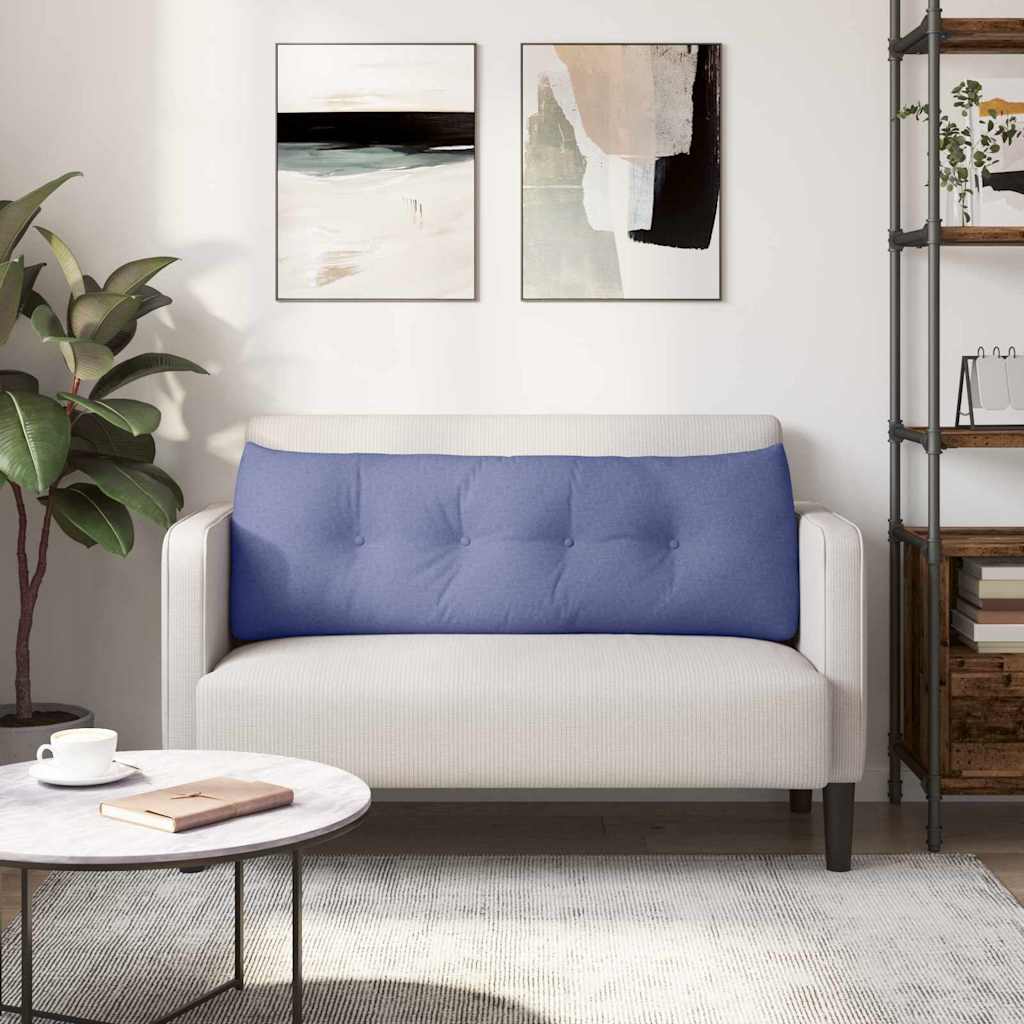Rugkussen Jeans Blauw 140 x 24 x 50 cm Stof is nu te koop bij PeponiXL, paradijselijk wonen!