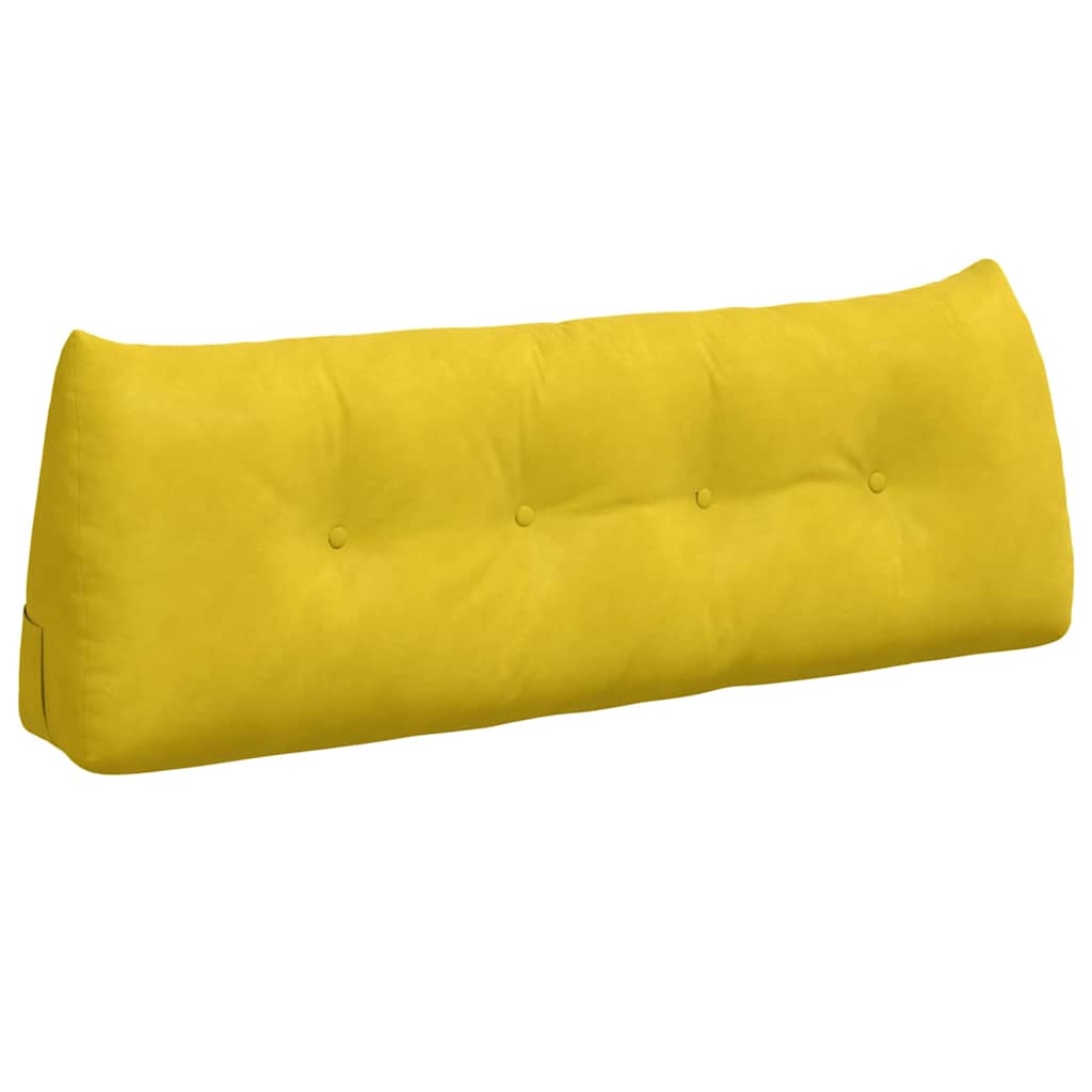 Rugkussen Geel 140 x 24 x 50 cm Fluweel is nu te koop bij PeponiXL, paradijselijk wonen!