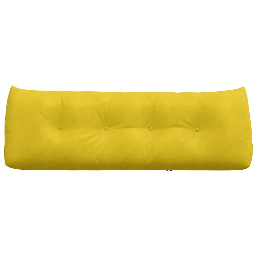 Rugkussen Geel 140 x 24 x 50 cm Fluweel is nu te koop bij PeponiXL, paradijselijk wonen!