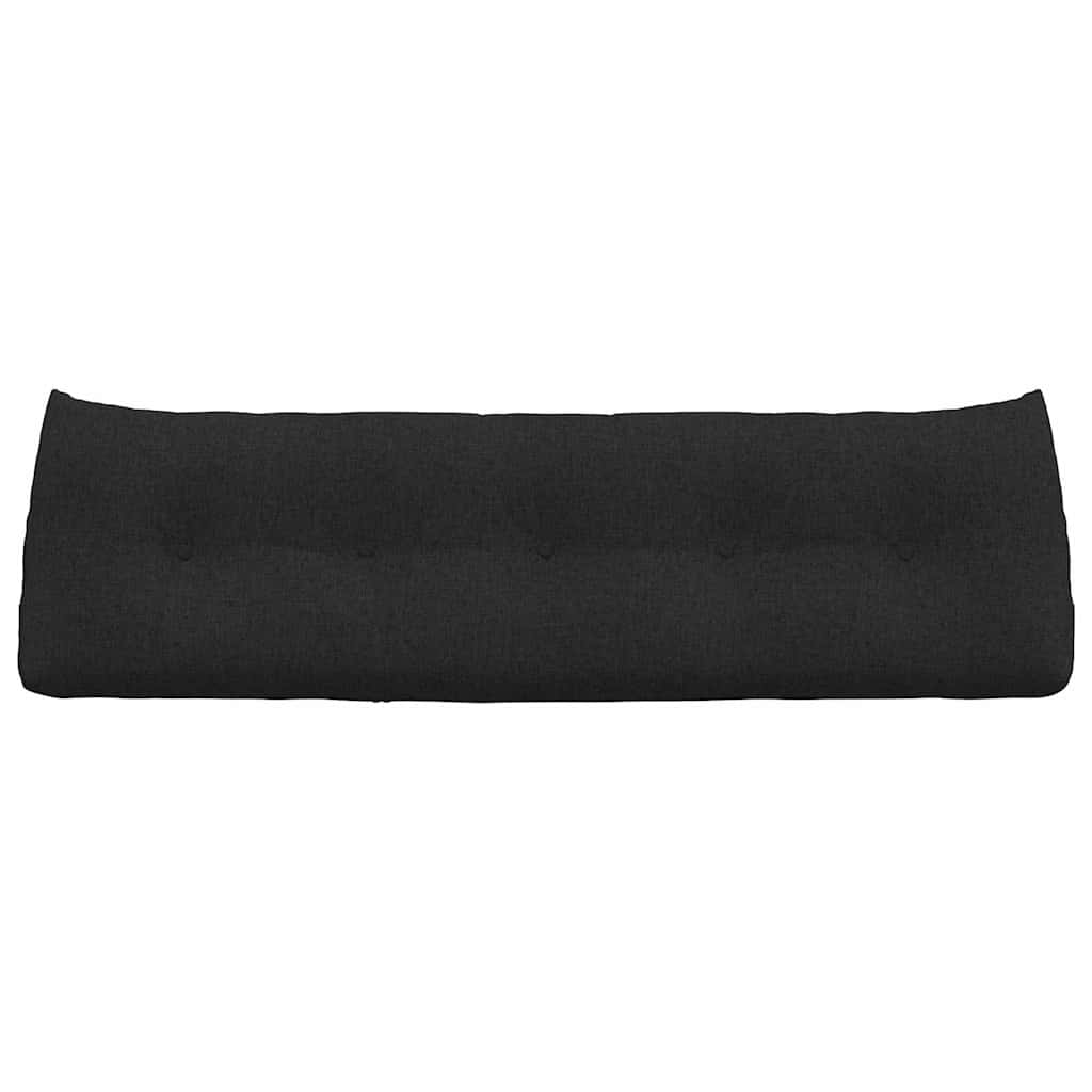 Rugkussen Zwart 160 x 24 x 50 cm Stof is nu te koop bij PeponiXL, paradijselijk wonen!