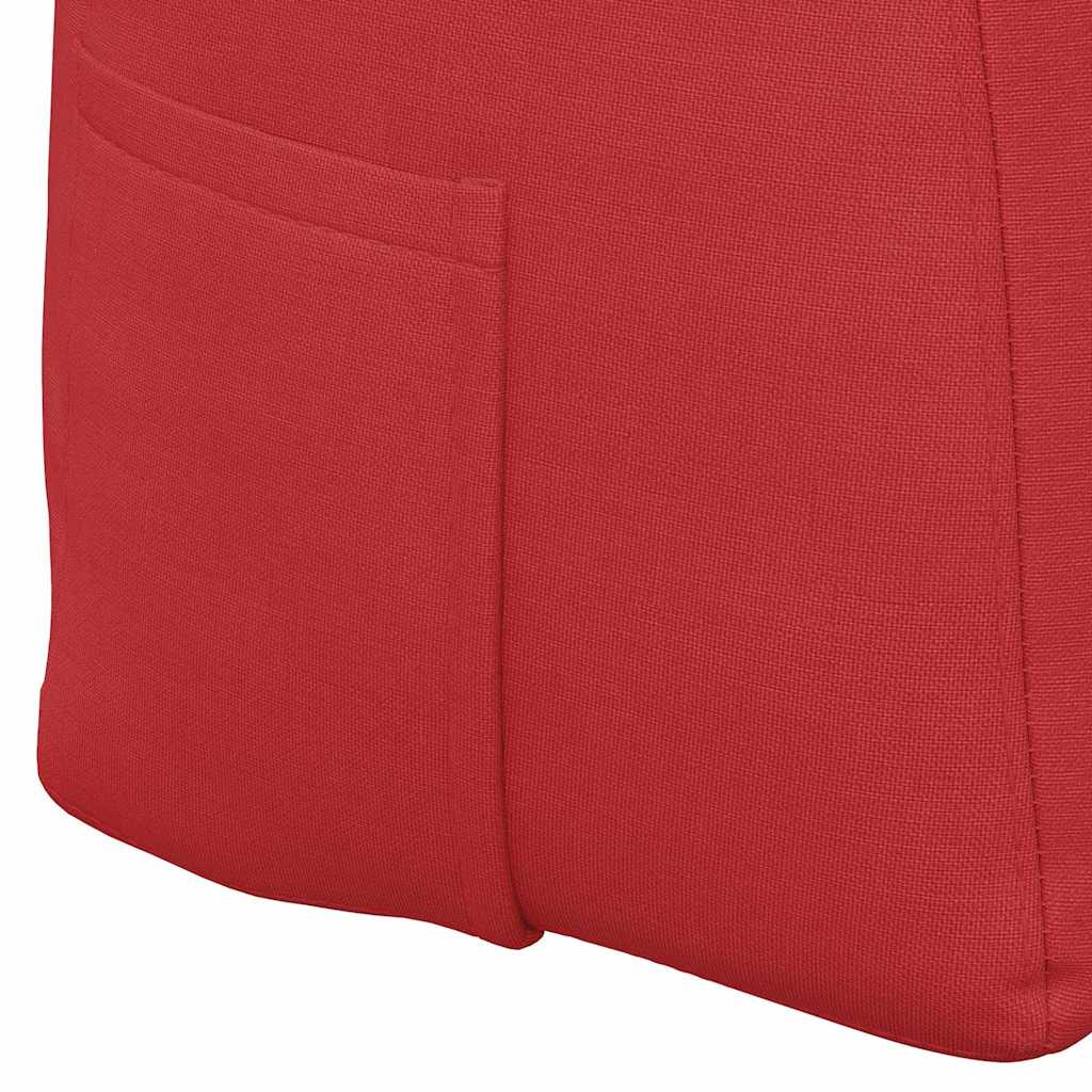 Rugkussen Rood 160 x 24 x 50 cm Stof is nu te koop bij PeponiXL, paradijselijk wonen!