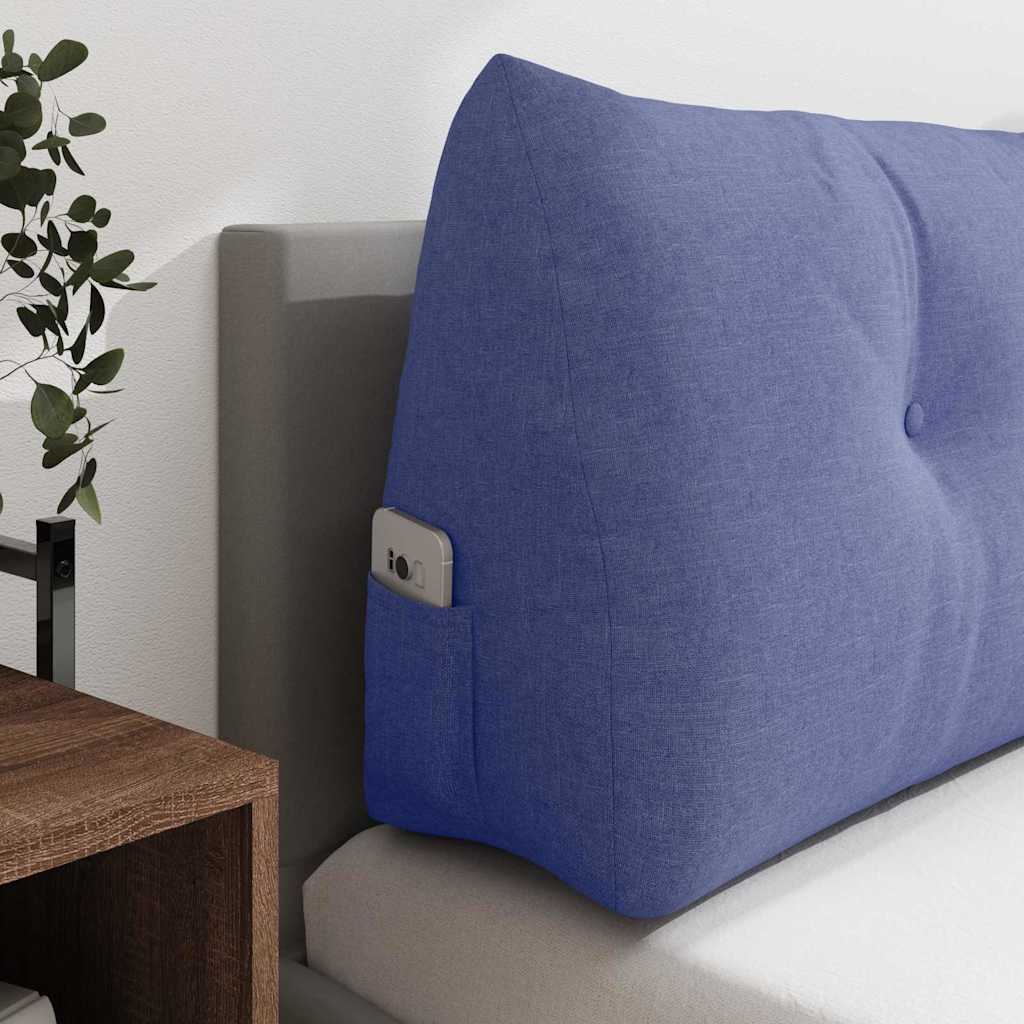 Rugkussen Jeans Blauw 180 x 24 x 50 cm Stof is nu te koop bij PeponiXL, paradijselijk wonen!