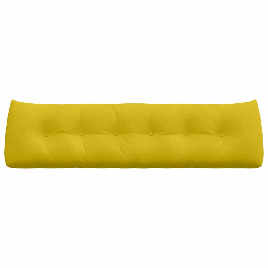 Rugkussen Geel 180 x 24 x 50 cm Fluweel is nu te koop bij PeponiXL, paradijselijk wonen!