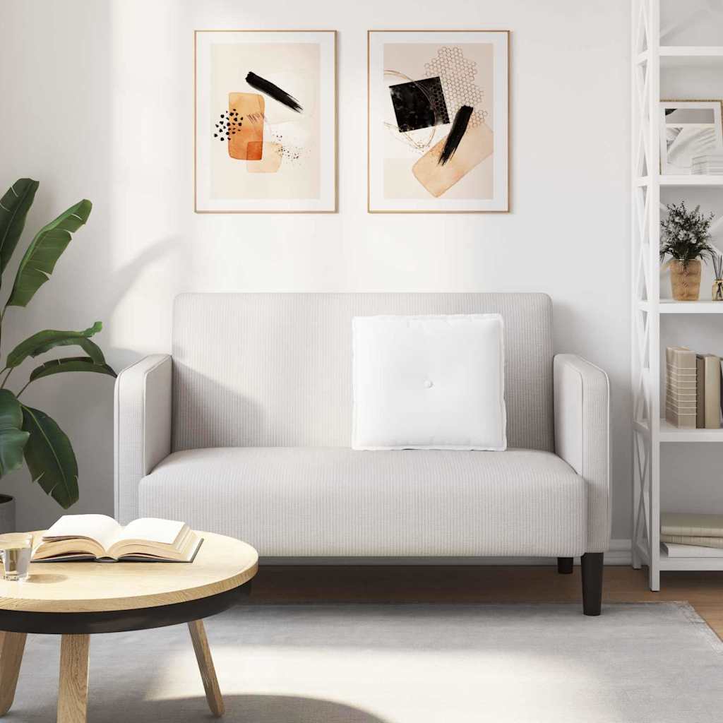 Rugkussen Wit 50 x 19 x 45 cm Stof is nu te koop bij PeponiXL, paradijselijk wonen!