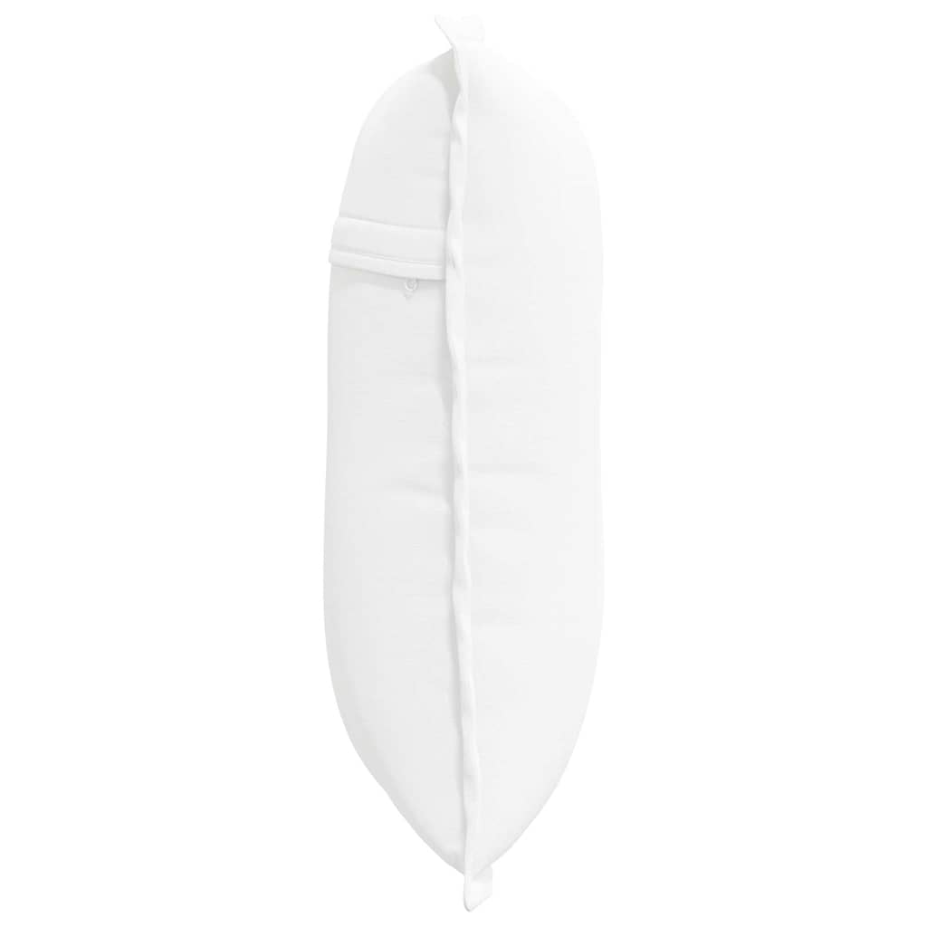 Rugkussen Wit 50 x 19 x 45 cm Stof is nu te koop bij PeponiXL, paradijselijk wonen!