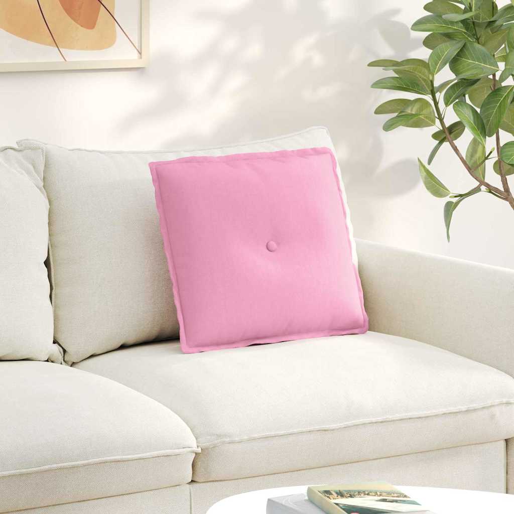 Rugkussen Roze 50 x 19 x 45 cm Stof is nu te koop bij PeponiXL, paradijselijk wonen!