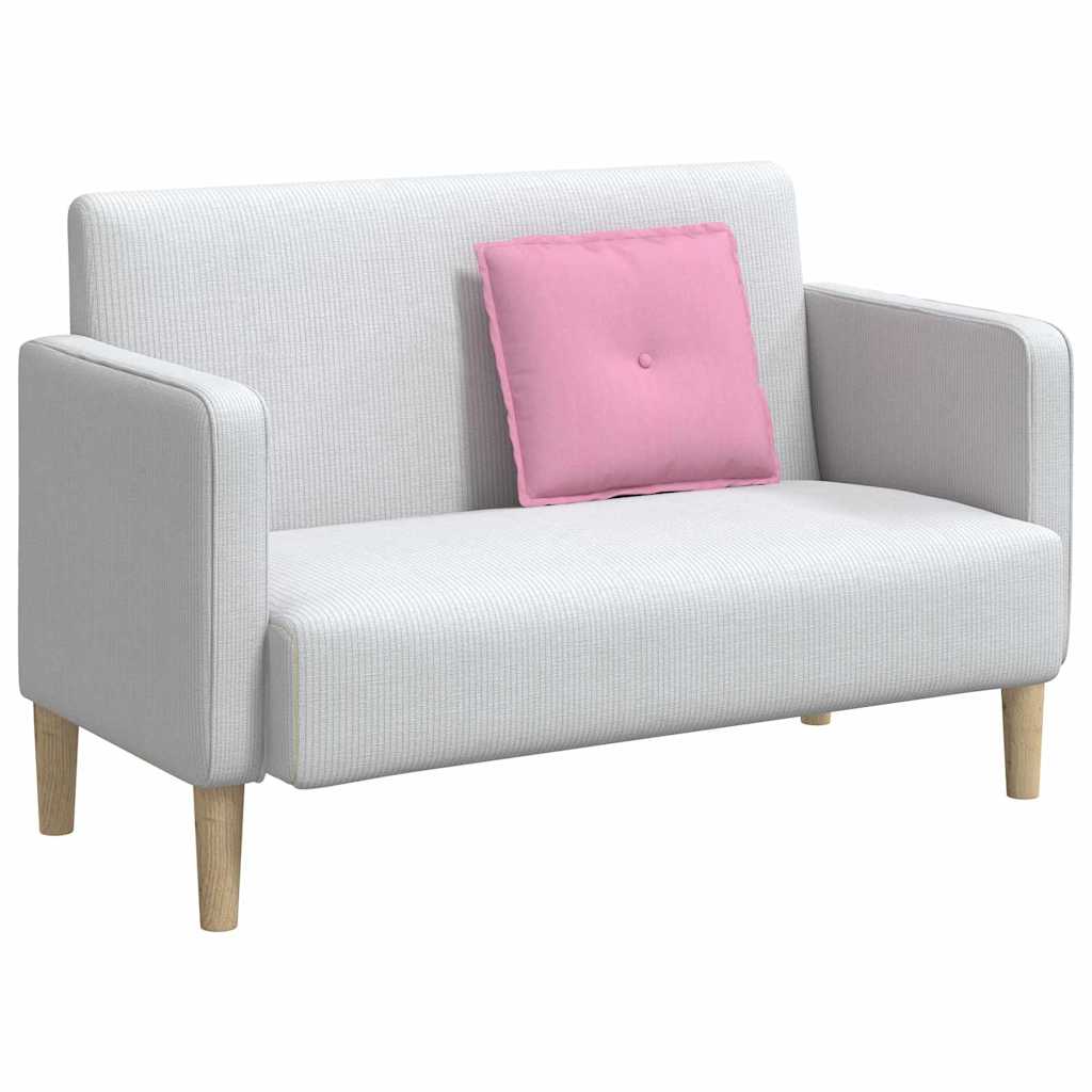 Rugkussen Roze 50 x 19 x 45 cm Stof is nu te koop bij PeponiXL, paradijselijk wonen!