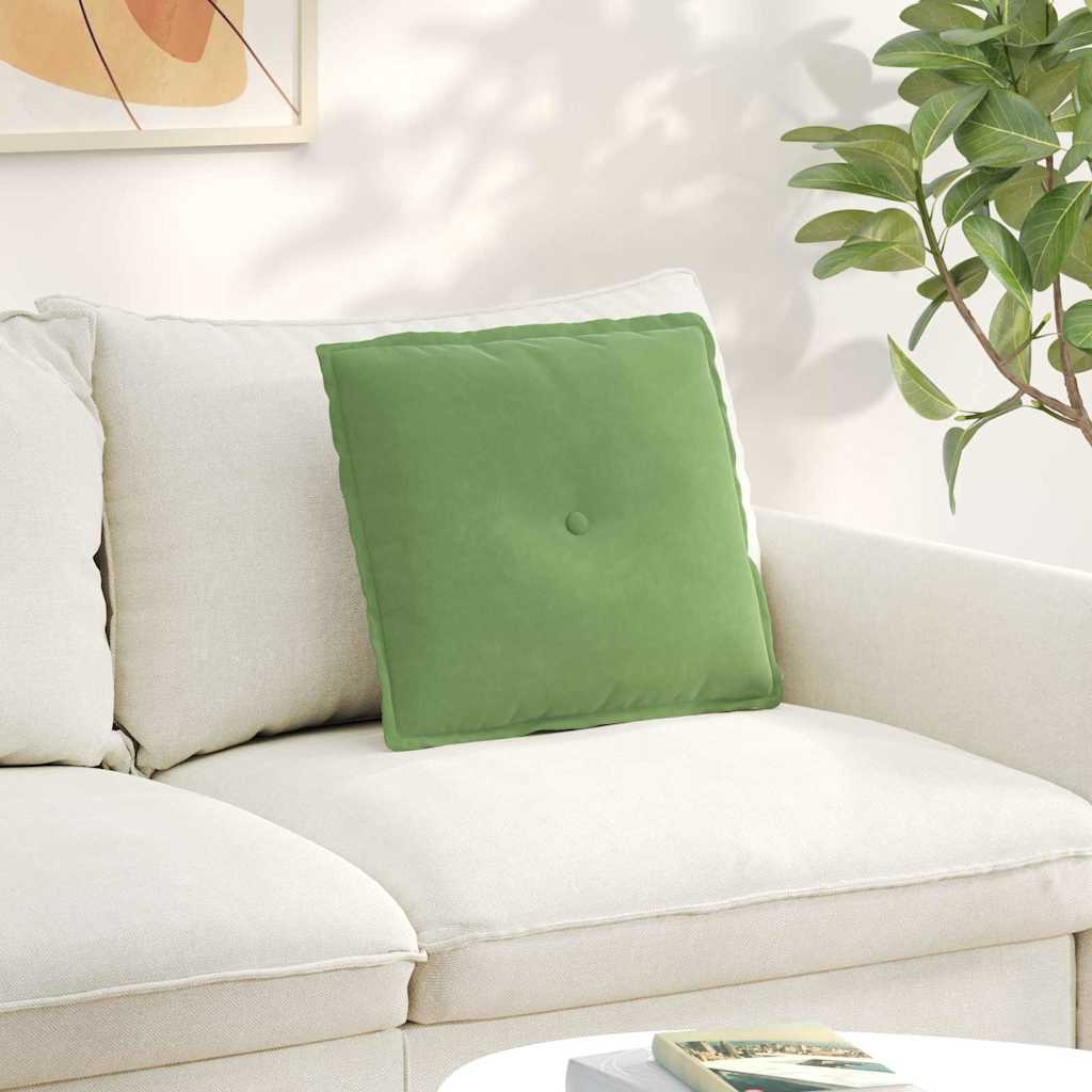 Rugkussen Lichtgroen 50 x 45 cm Cordstof is nu te koop bij PeponiXL, paradijselijk wonen!