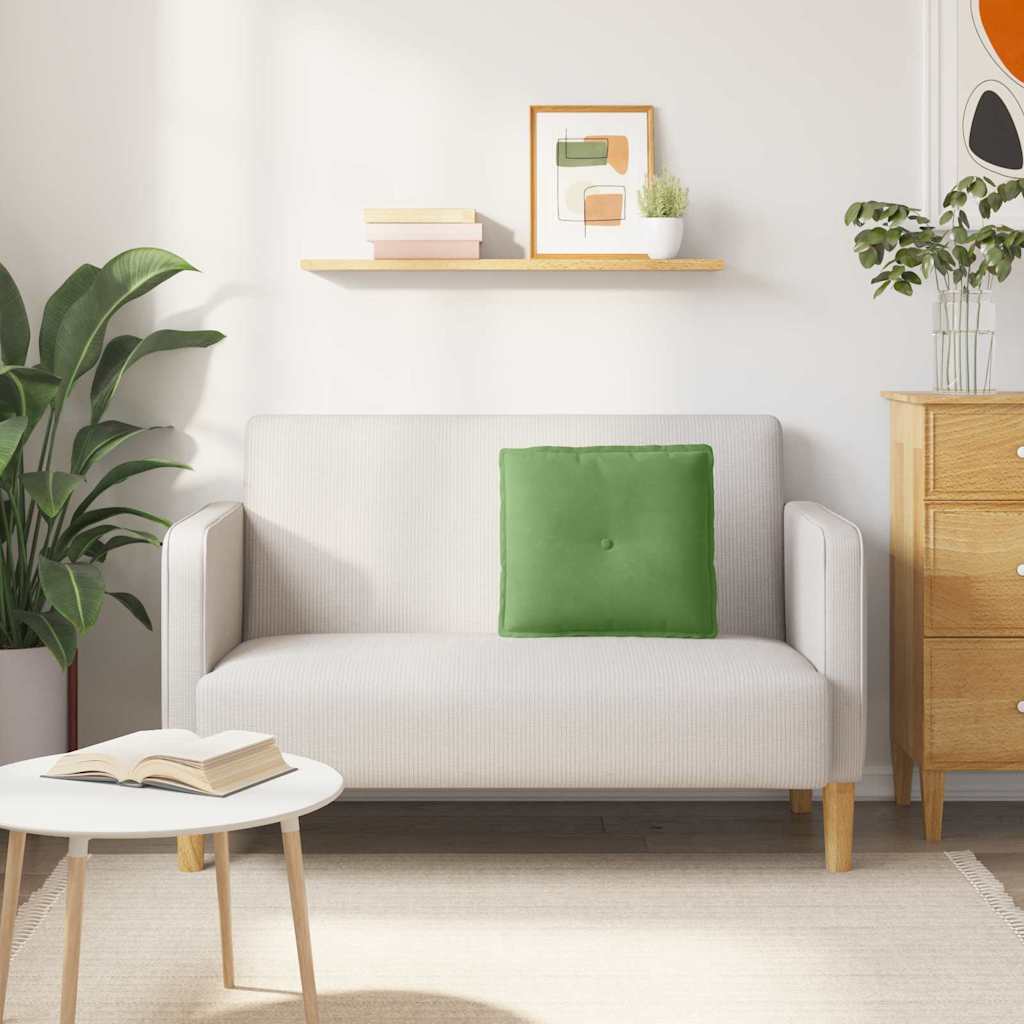 Rugkussen Lichtgroen 50 x 45 cm Cordstof is nu te koop bij PeponiXL, paradijselijk wonen!