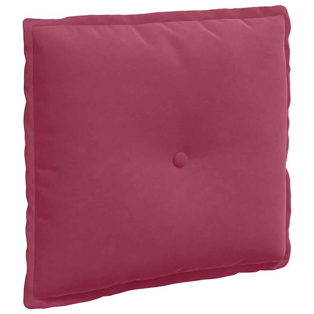 Rugkussen Wijnrood 50 x 45 cm Cordstof is nu te koop bij PeponiXL, paradijselijk wonen!