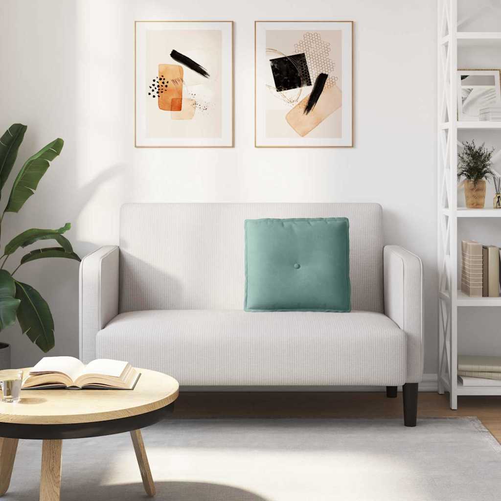 Rugkussen Zeegroen 50 x 45 cm Cordstof is nu te koop bij PeponiXL, paradijselijk wonen!