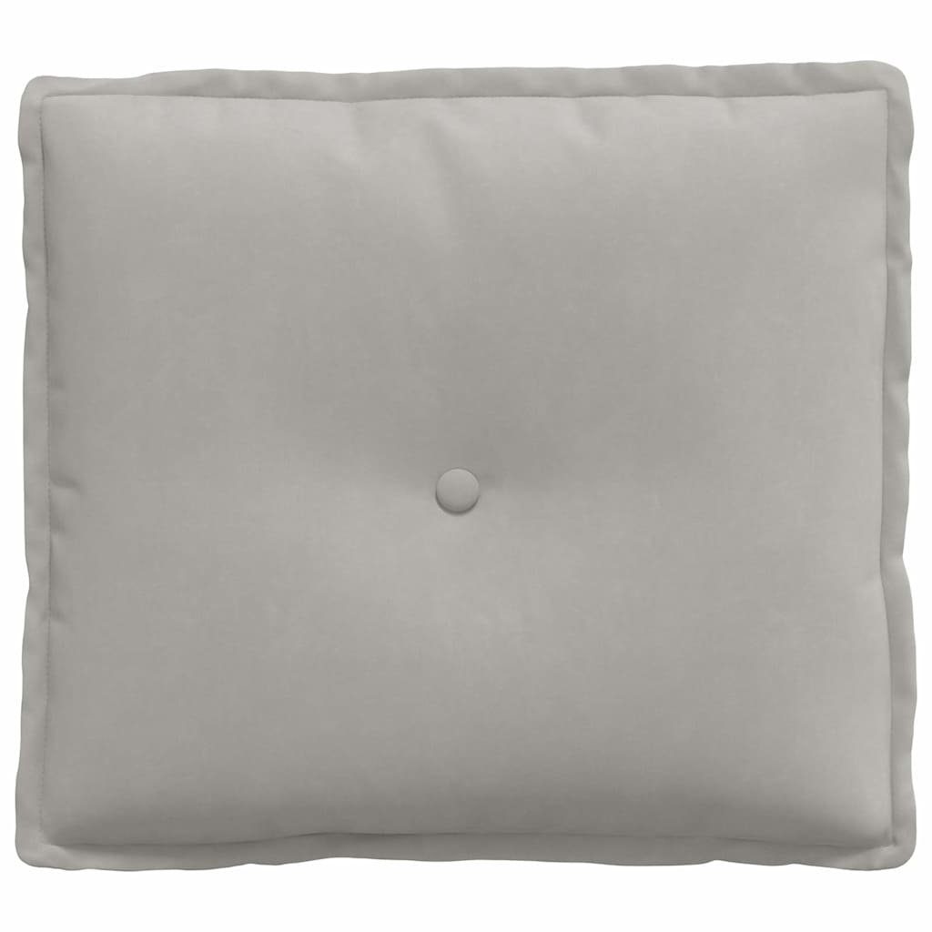 Rugkussen Lichtgrijs 50 x 45 cm Microvezel Stof is nu te koop bij PeponiXL, paradijselijk wonen!