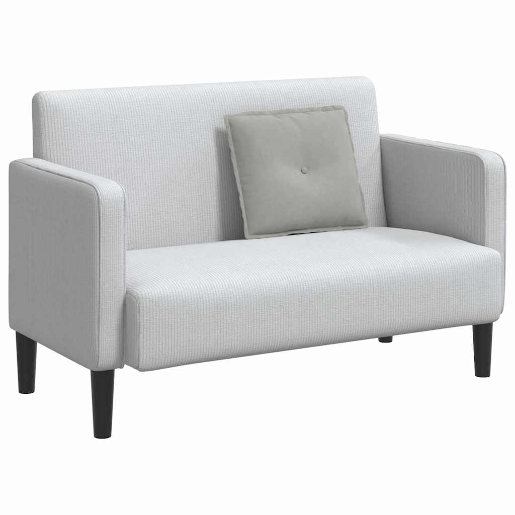 Rugkussen Lichtgrijs 50 x 45 cm Microvezel Stof is nu te koop bij PeponiXL, paradijselijk wonen!