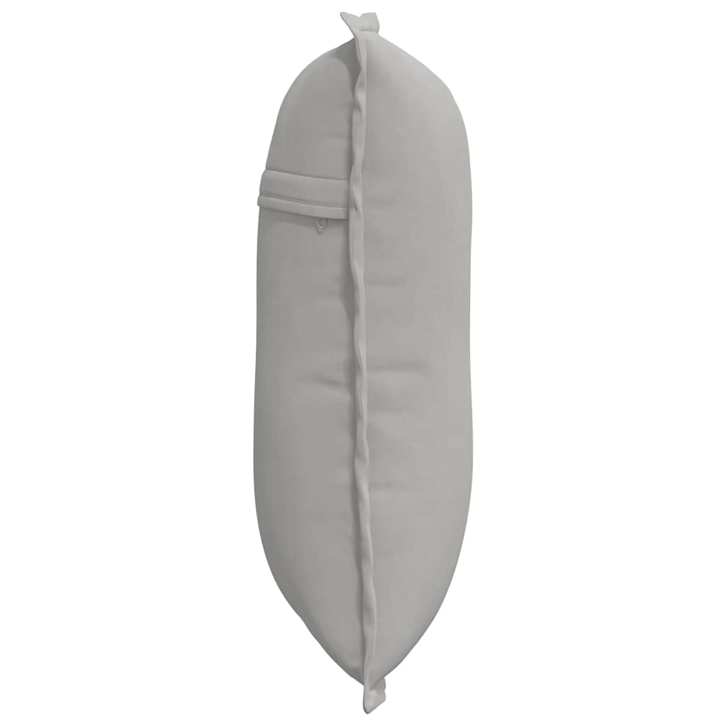 Rugkussen Lichtgrijs 50 x 45 cm Microvezel Stof is nu te koop bij PeponiXL, paradijselijk wonen!
