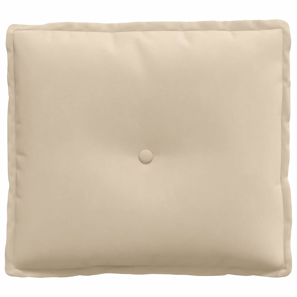 Rugkussen Crème 50 x 45 cm Microvezel Stof is nu te koop bij PeponiXL, paradijselijk wonen!