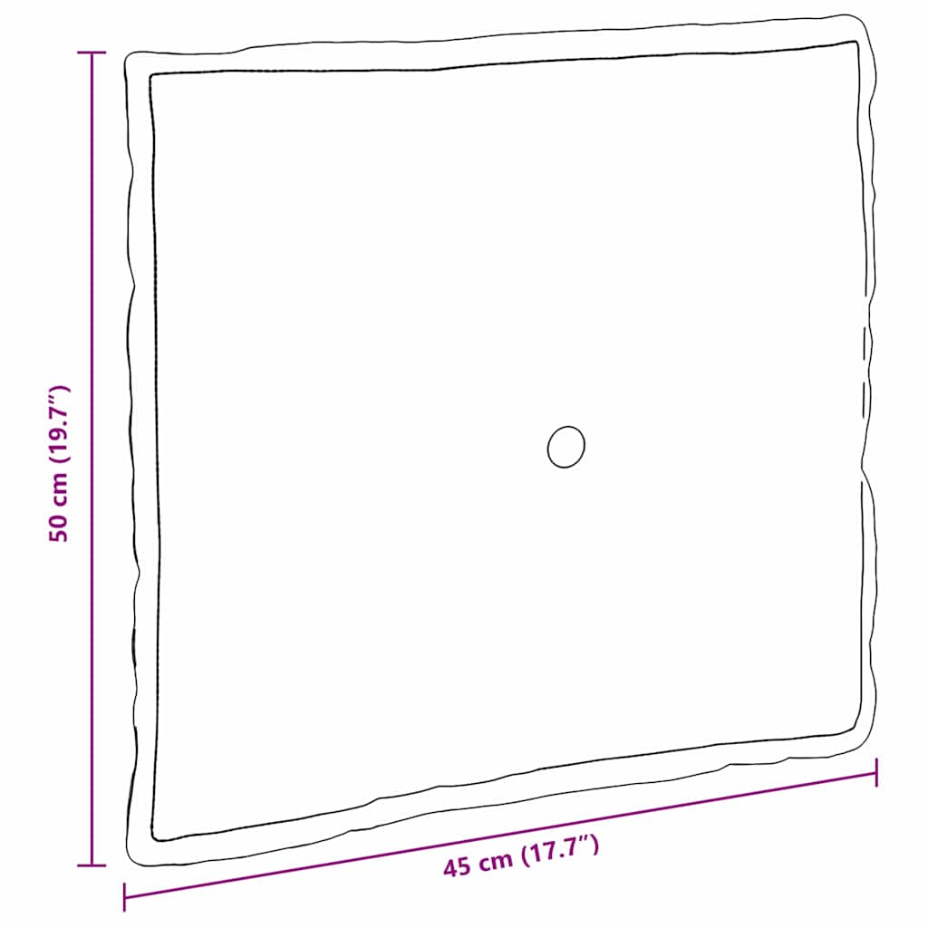 Rugkussen Crème 50 x 45 cm Microvezel Stof is nu te koop bij PeponiXL, paradijselijk wonen!