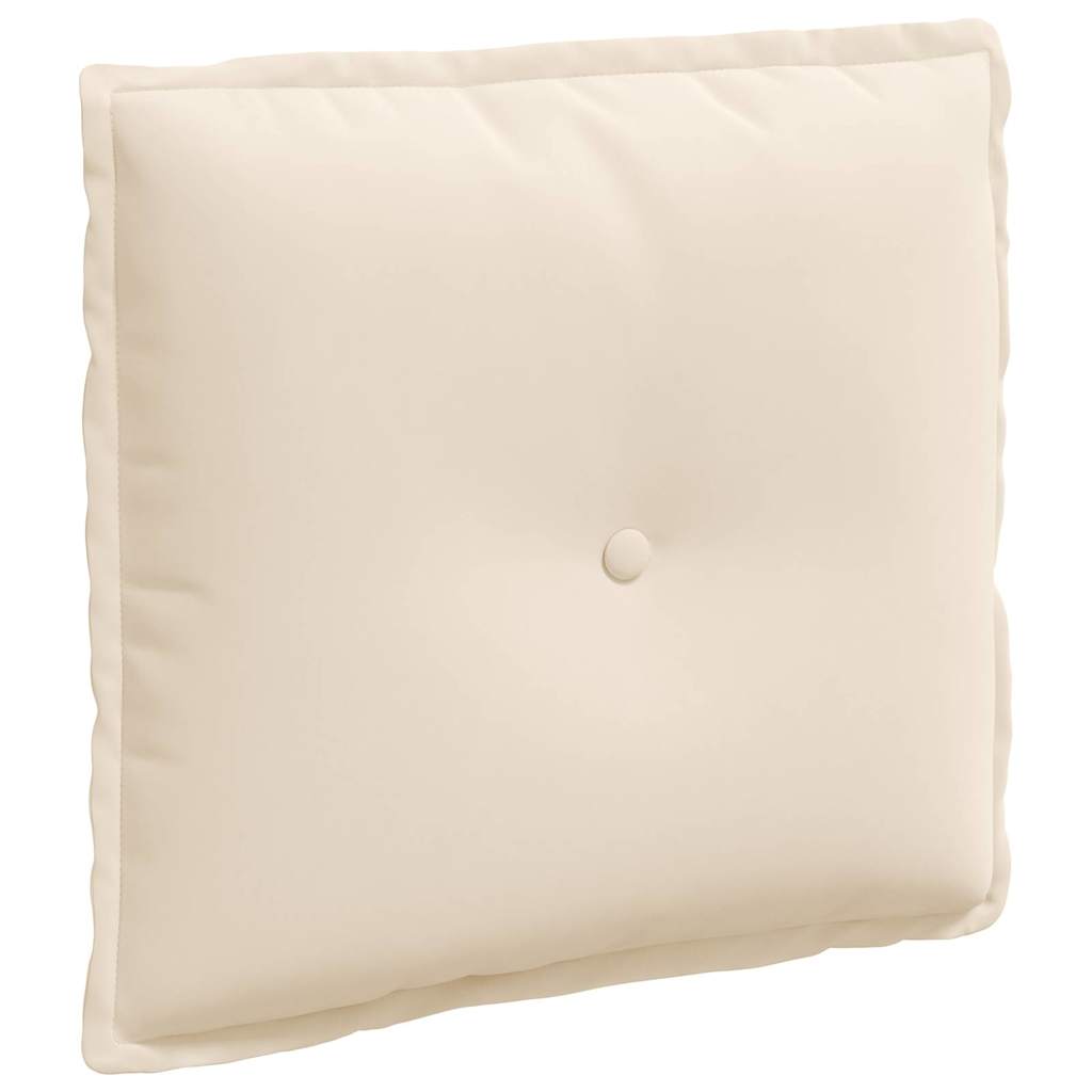 Rugkussen Beige 50 x 45 cm Microvezel Stof is nu te koop bij PeponiXL, paradijselijk wonen!