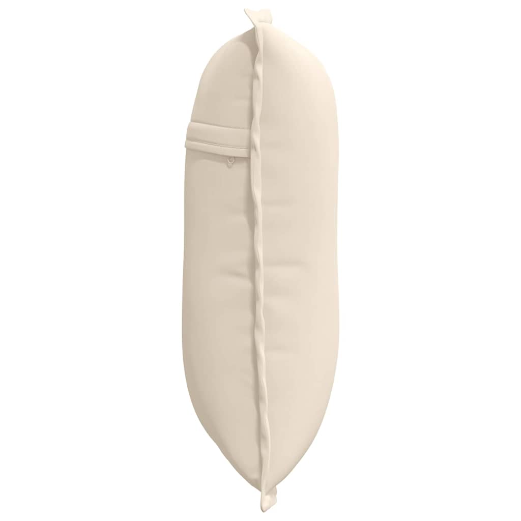 Rugkussen Beige 50 x 45 cm Microvezel Stof is nu te koop bij PeponiXL, paradijselijk wonen!