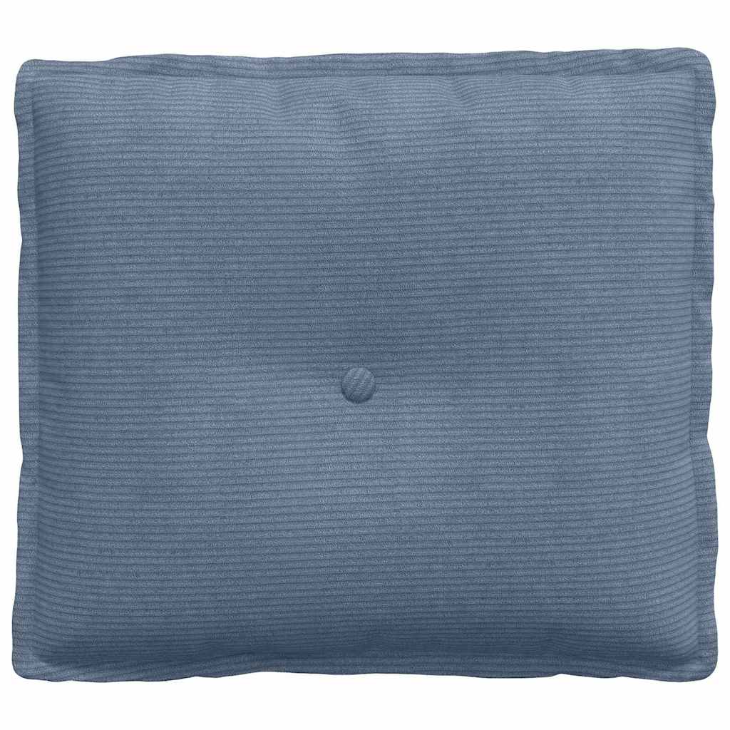 Rugkussen Blauw 50 x 45 cm Cordstof is nu te koop bij PeponiXL, paradijselijk wonen!