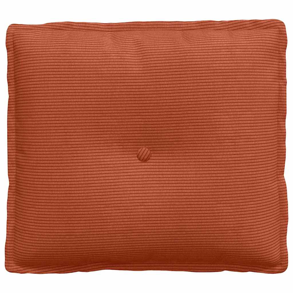 Rugkussen Rood-oranje 50 x 45 cm Cordstof is nu te koop bij PeponiXL, paradijselijk wonen!